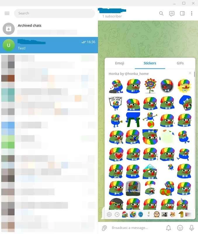Telegram Desktop Portable — screenshot 1